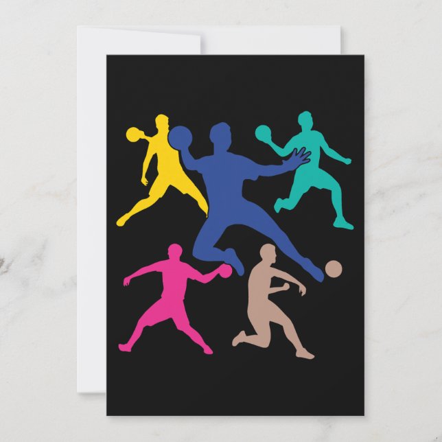 women dodgeball Player for men Gaga Ball dodgeball Invitation (Front)