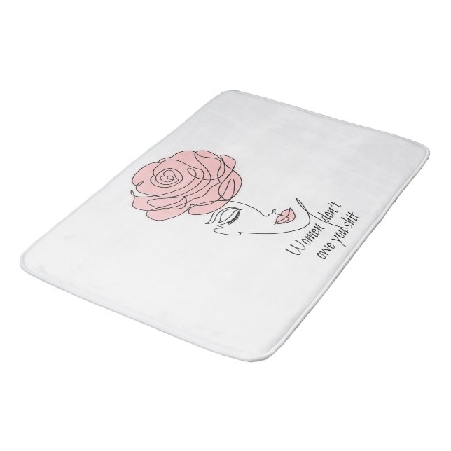 Women Don't Owe You Bath Mat (Angled)