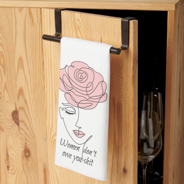 Women Don't Owe You Kitchen Towel (Thirds Fold)