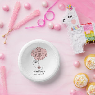 Women Don't Owe You Paper Bowls Plate