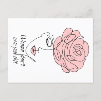 Women Don't Owe You Postcard