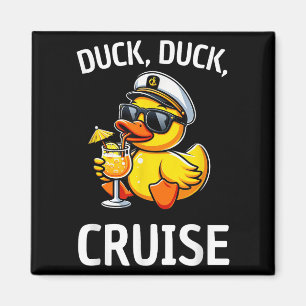 Women Duck Duck Cruise Funny Family Cruising Match Magnet