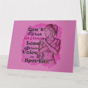 Women empowerment. Women speak for themselves Thank You Card