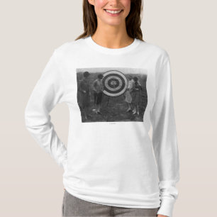 Women examining Archery Target Photograph T-Shirt