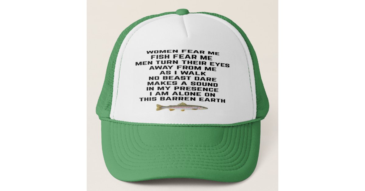 Fish Want Me Women Fear Me Hat Cap -  Canada