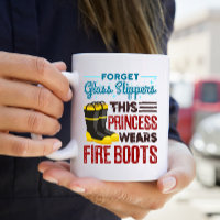 Women Firefighter This Princess Wears Fire Boots