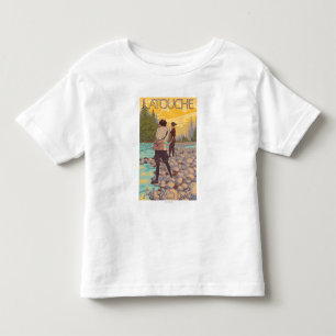 Women Fly Fishing - Latouche, Alaska Toddler T-shirt