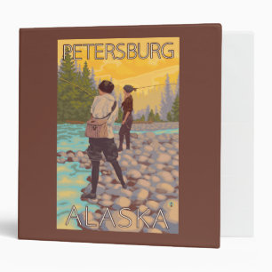 Women Fly Fishing - Petersburg, Alaska Binder