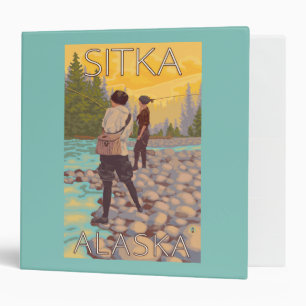 Women Fly Fishing - Sitka, Alaska Binder