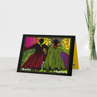 'WOMEN FOLK' GREETING CARD by Brenda Phillips