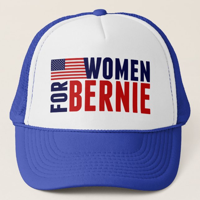 Women for Bernie Sanders Trucker Hat (Front)