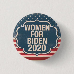 Women for Biden 2020 1 Inch Round Button