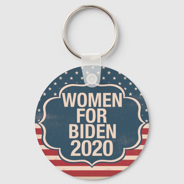 Women for Biden 2020 Keychain (Front)
