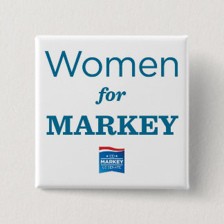 WOMEN FOR MARKEY 2 INCH SQUARE BUTTON