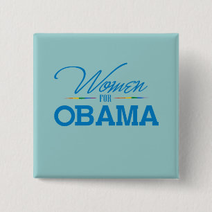 Women for Obama 2 Inch Square Button