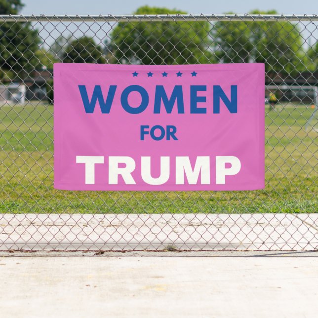 Women For Trump Banner (Insitu)