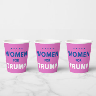 Women For Trump Paper Cups