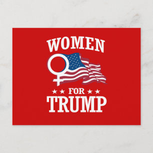 WOMEN FOR TRUMP POSTCARD