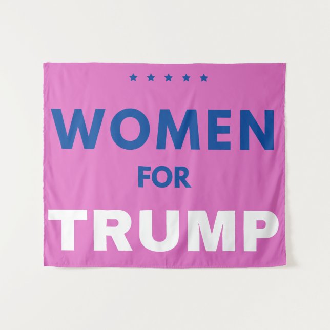 Women For Trump Tapestry (Front (Horizontal))