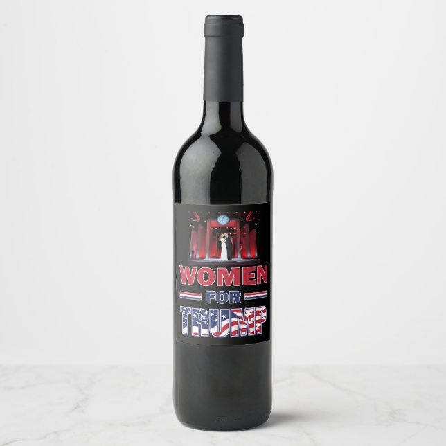 Women for Trump Wine Label (Front)