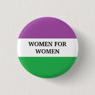 Women for women 1 inch round button