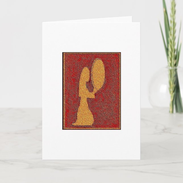 Women Frame Drumming Card (Front)