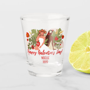 Women Friends Sisters Galentine's Day Shot Glass