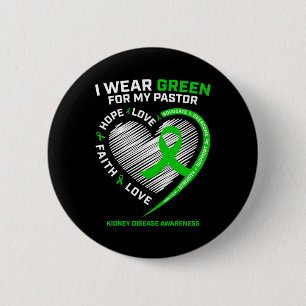Women Gifts Christian Pastor Kidney Disease Awaren 2 Inch Round Button