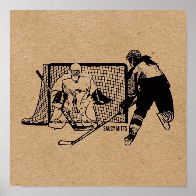 Women & Girls Shot On Net Hockey Player (female) Poster (Front)
