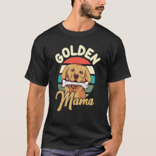 Women Golden Retriever Pet  Mama Dog Mom T-Shirt
