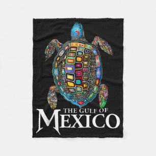Women Gulf Of Mexico Forever Mexican Souvenir Sea  Fleece Blanket