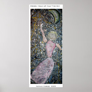 Women Hold Up Half the Sky  Nathan Markee Poster