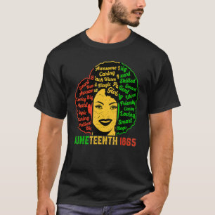 Women I Am The Storm Strong African Juneteenth 186 T-Shirt