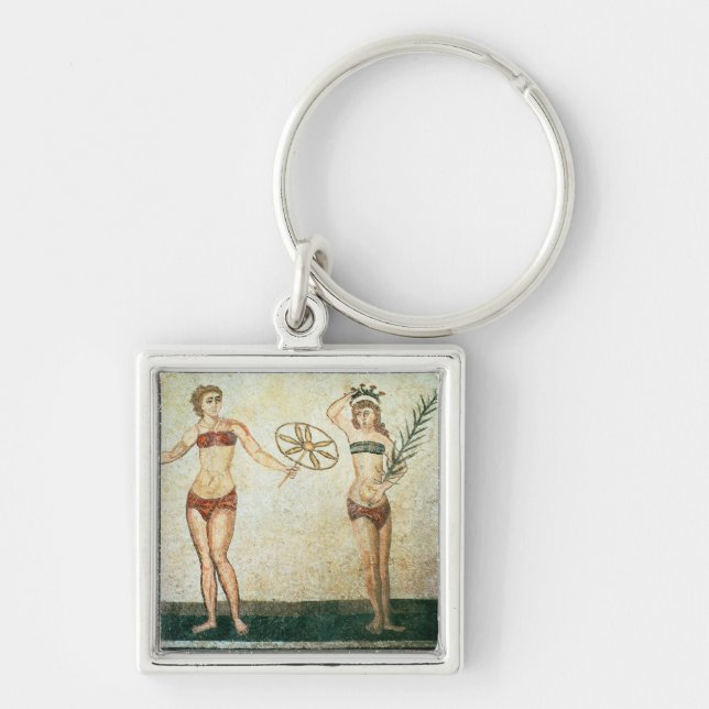Women in 'bikinis' keychain (Front)