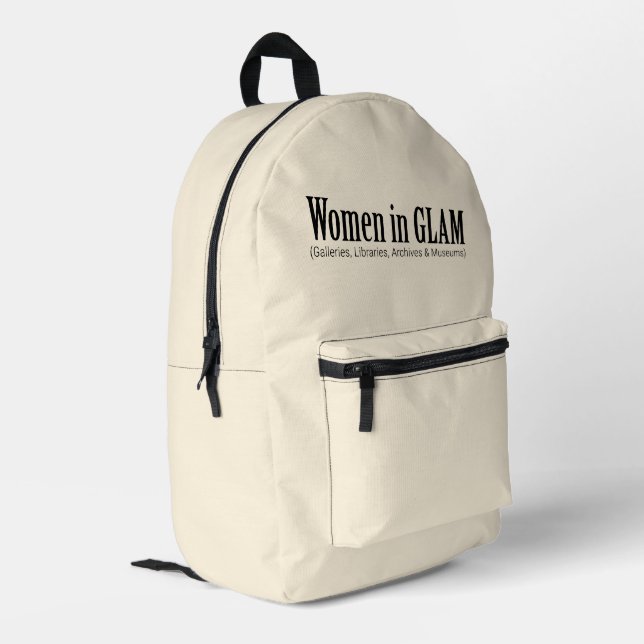 Women in GLAM  Printed Backpack (Back Corner Left)