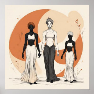 Women in Harmony — Contemporary Feminine Wall Art