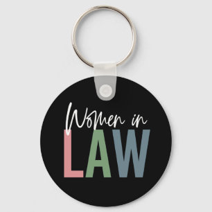 Women In Law Retro Attorney Law School Student Keychain
