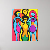 Women in Mesmerizing Art Brut and Psychedelic