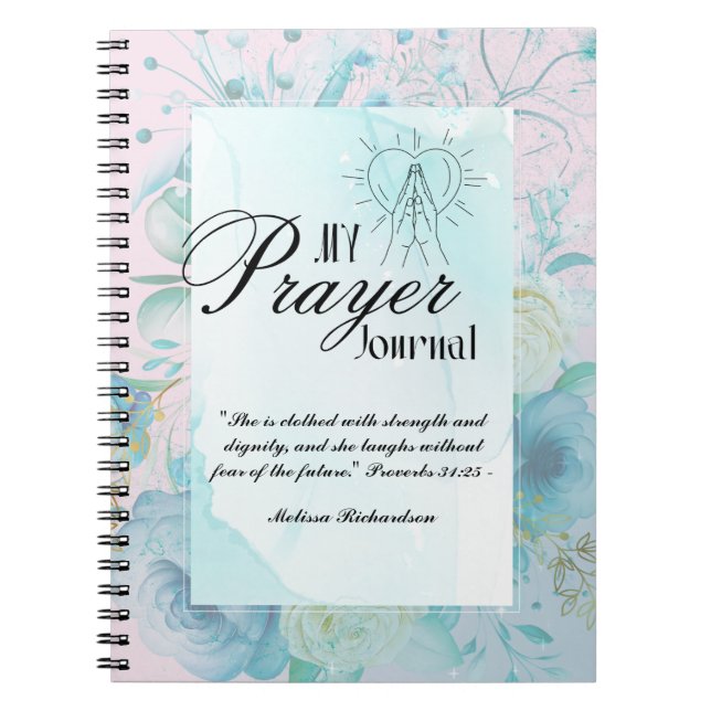 Women In Ministry Pastors Wife Prayer Journal  (Front)