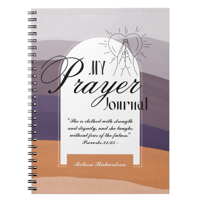 Women In Ministry Pastors Wife Prayer Journal  (Front)