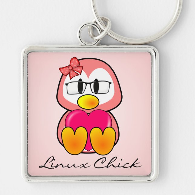 Women in Open Source Computer Technologies Keychain (Front)