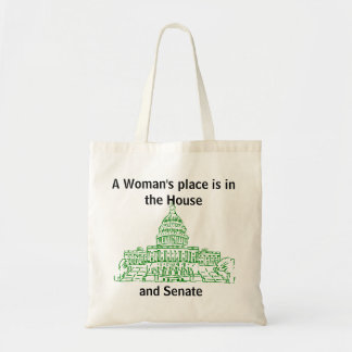 Women in politics tote bag