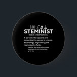 Women In Science Steminista Steminist 1  2 Inch Round Button<br><div class="desc">Women In Science Steminista Steminist 1</div>