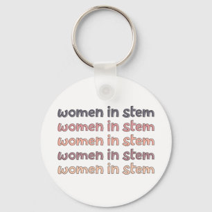 Women in Stem Steminist Stem Graduate Gifts Keychain