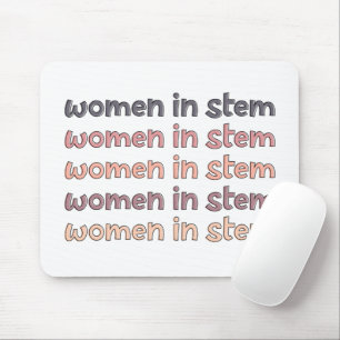 Women in Stem Steminist Stem Graduate Gifts Mouse Pad