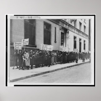 Women in the workplace march poster