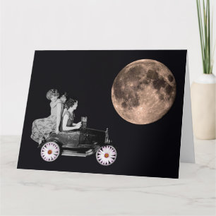 WOMEN IN TOY CAR (MOTHER'S DAY) Big Greeting Card