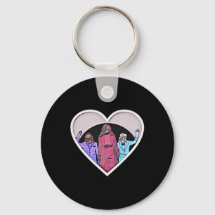 Women Inauguration Kamala Harris Obama Biden Keychain