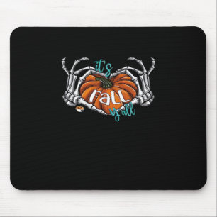 Women It’s Fall Y’all Pumpkin Gnome Autumn Tree He Mouse Pad