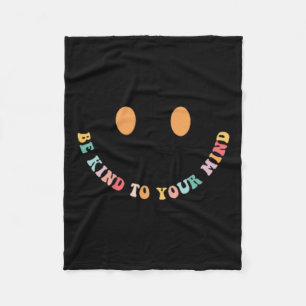 Women Kids Mental Health Problems 2 Sided Awarenes Fleece Blanket